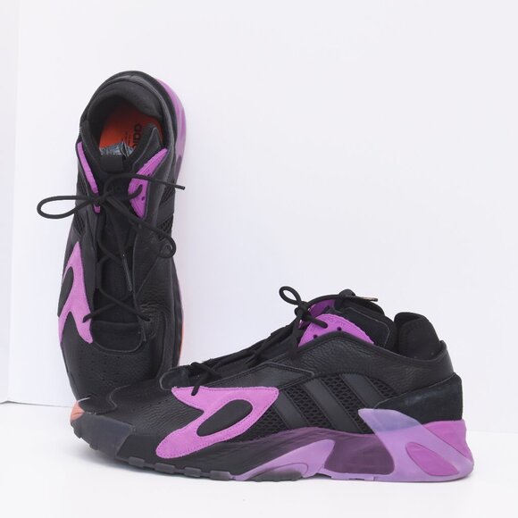 adidas Other - Rare Adidas Streetball 'Black Purple' Men's Sneakser EF6983 Shoes Size 17 EUC